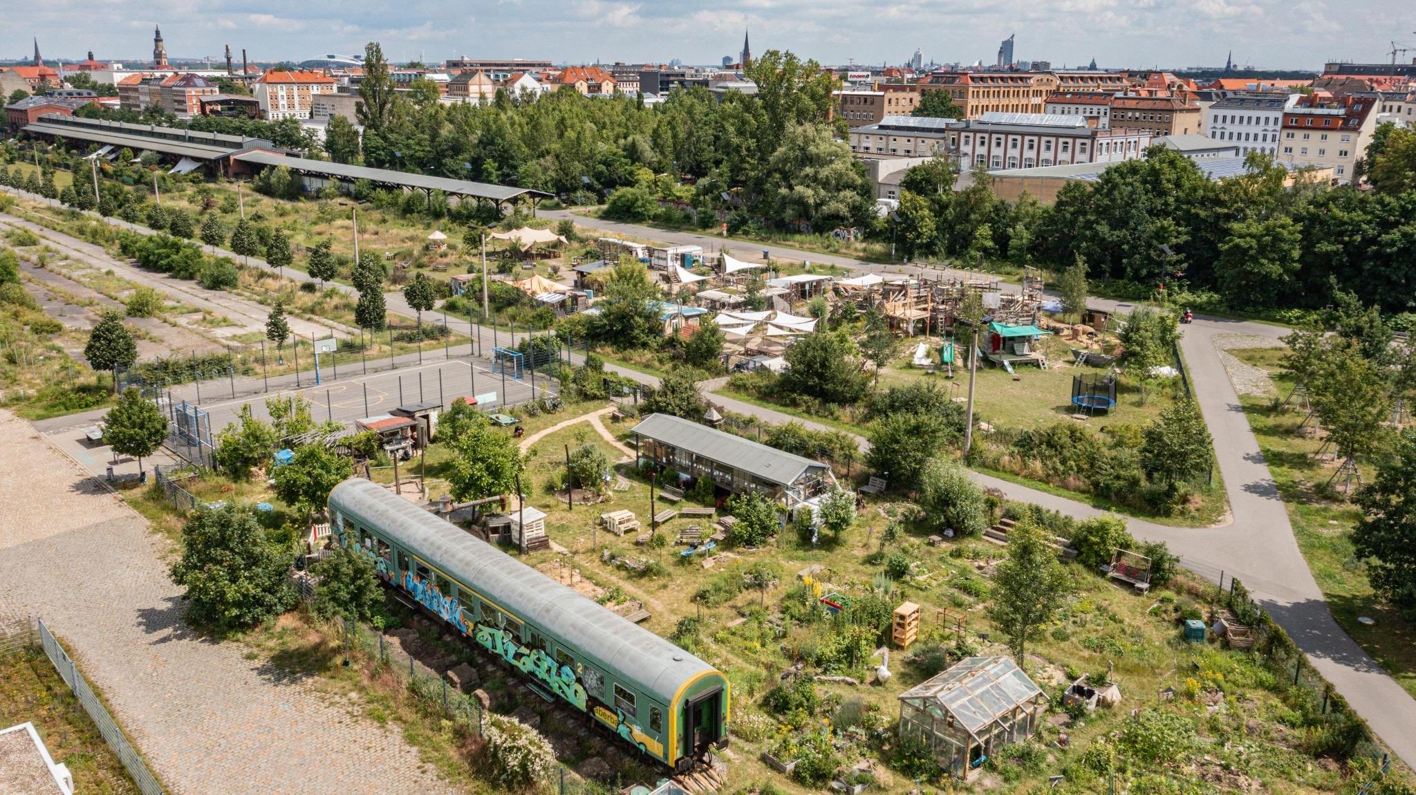 Hildegarten von oben