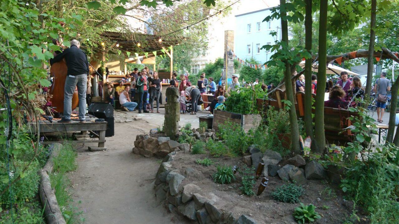 Treffen im Nachbarschaftsgarten Lindenau